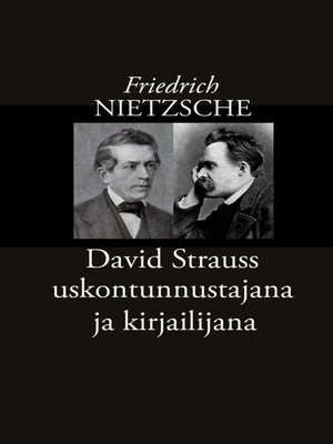 cover image of David Strauss uskontunnustajana ja kirjailijana
